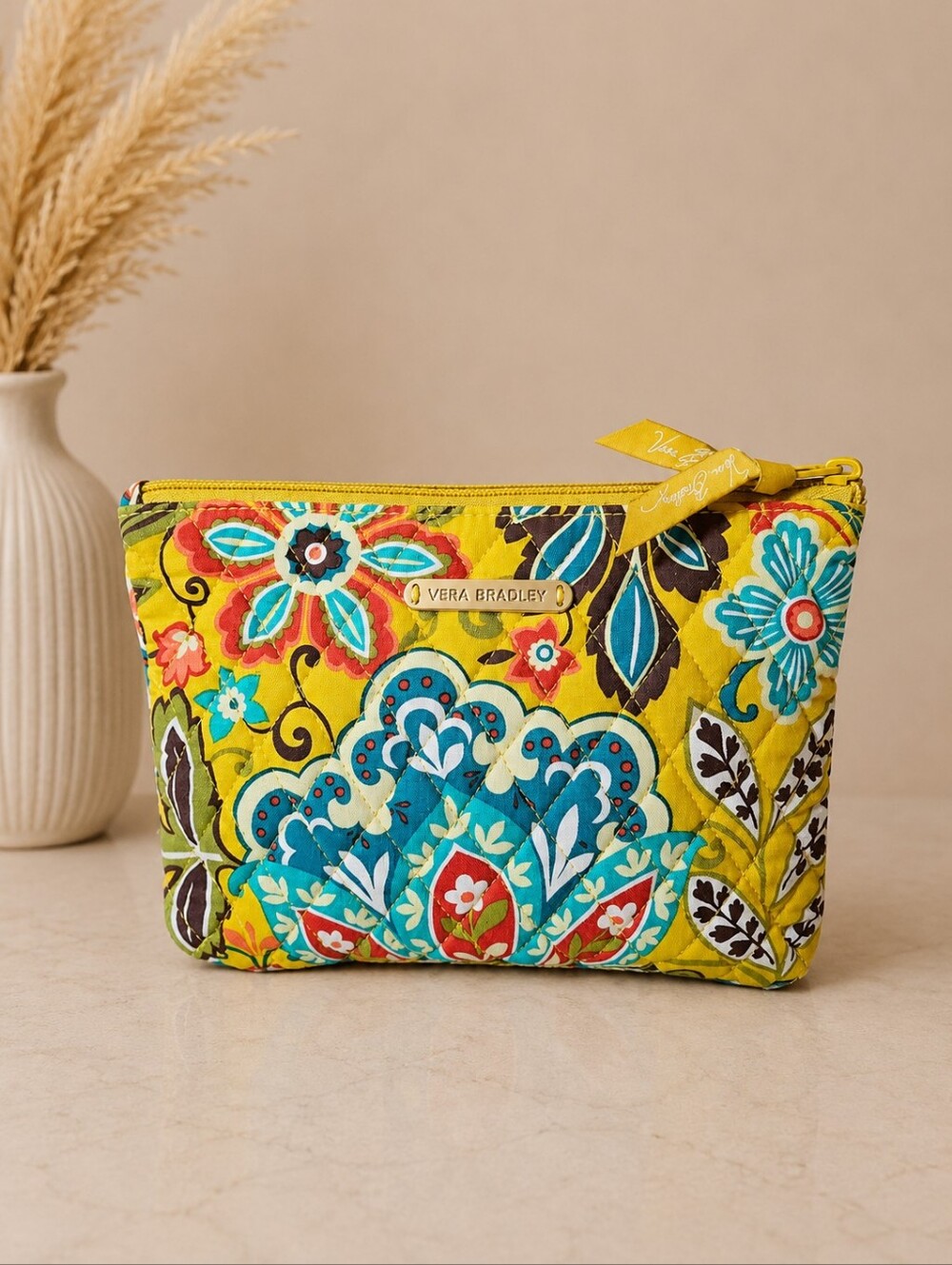Vera Bradley Retired Provencal Cosmetic Bag Pouch